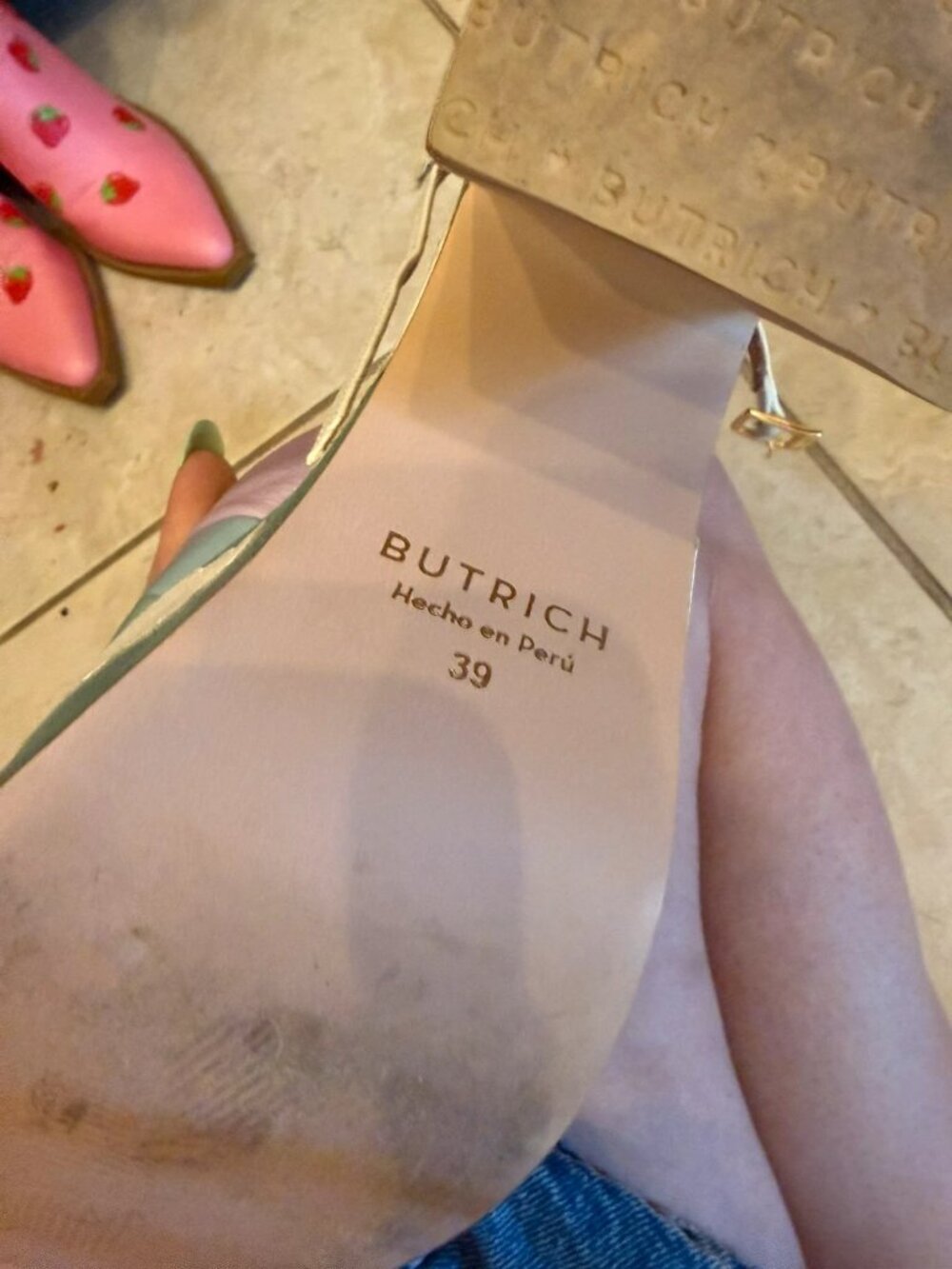 Jessica Butrich rainbow pastel cloud platforms size 39: U.S. 8 - Picture 4 of 7